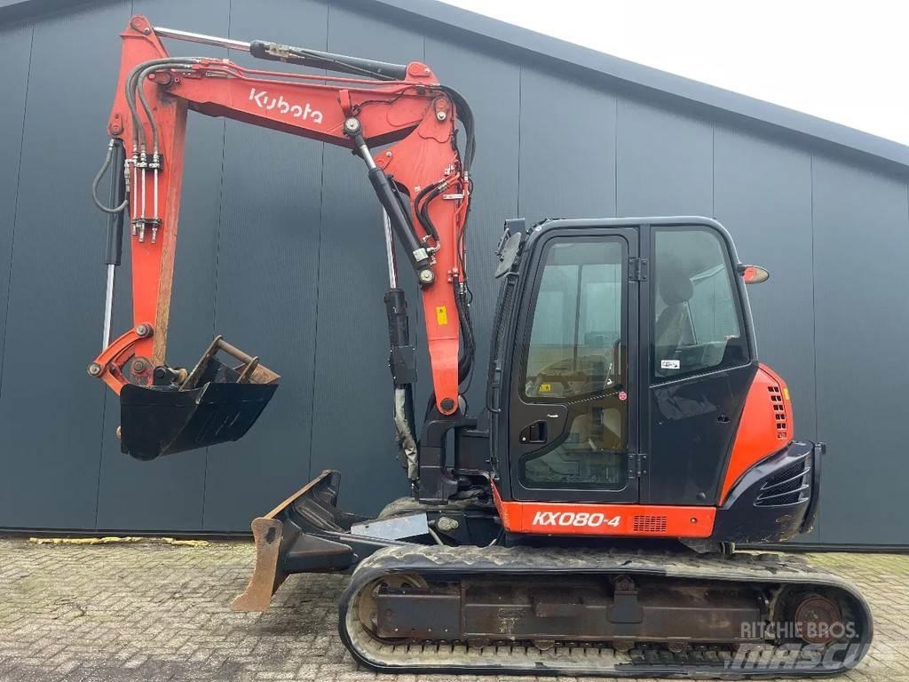 Kubota Kx080-4 حفارات وسط 7 طن - 12 طن