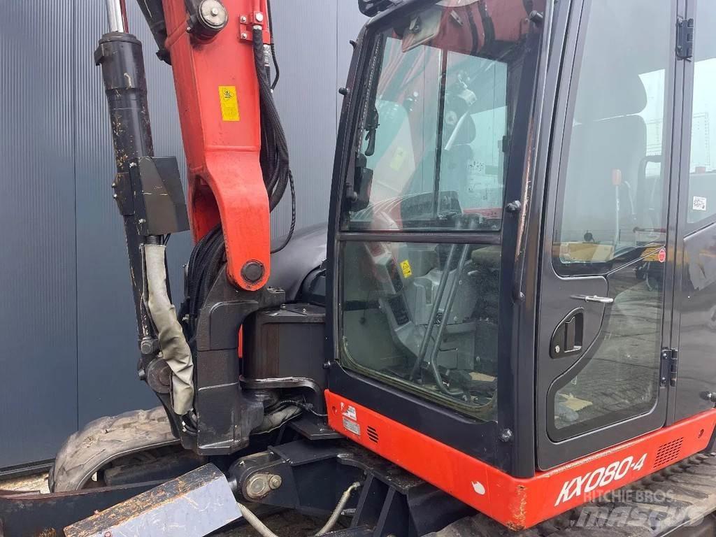 Kubota Kx080-4 حفارات وسط 7 طن - 12 طن