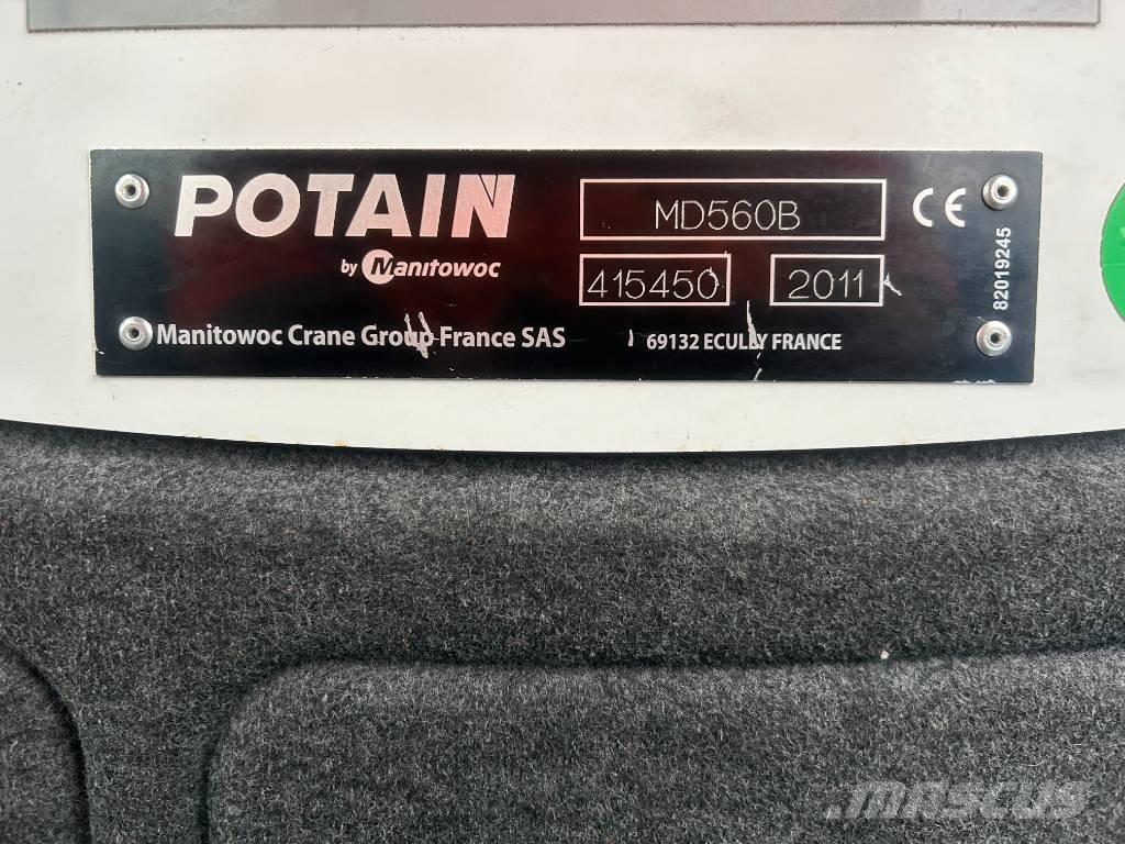 Potain MD560B-M25 رافعات برجية