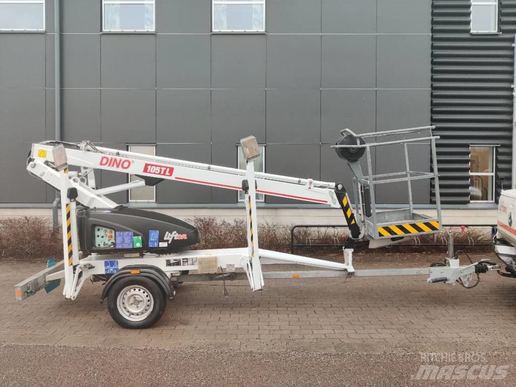 Dino 105 TL Skylift المنصات الهوائية المثبتة على مقطورة
