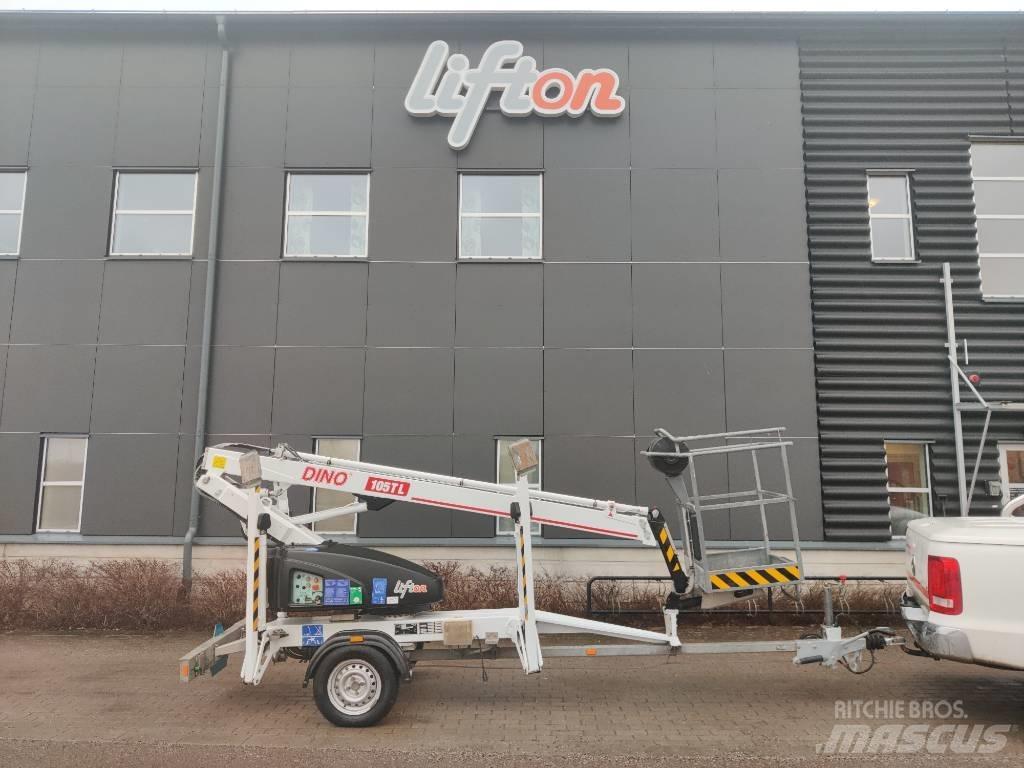 Dino 105 TL Skylift المنصات الهوائية المثبتة على مقطورة