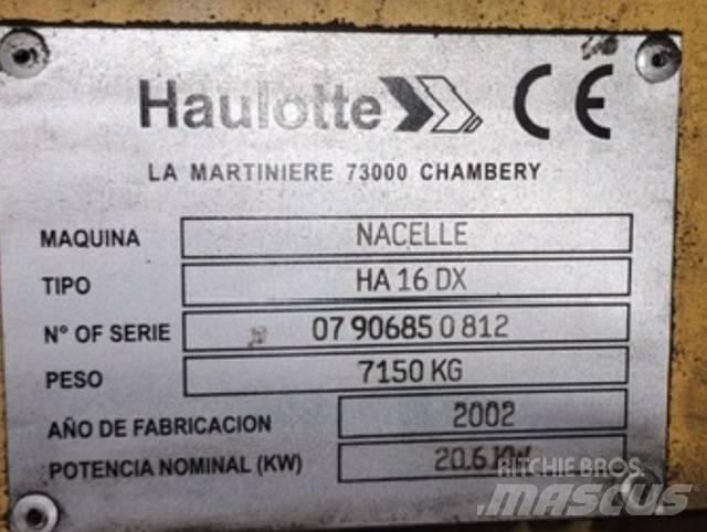 Haulotte HA 16 DX رافعات سلة مفصلية