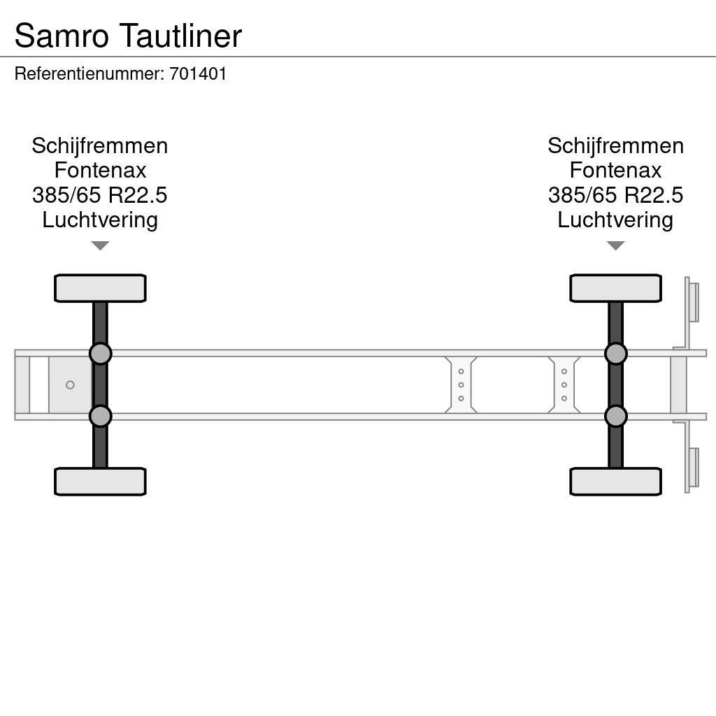 Samro Tautliner نصف مقطورات بباب جانبي