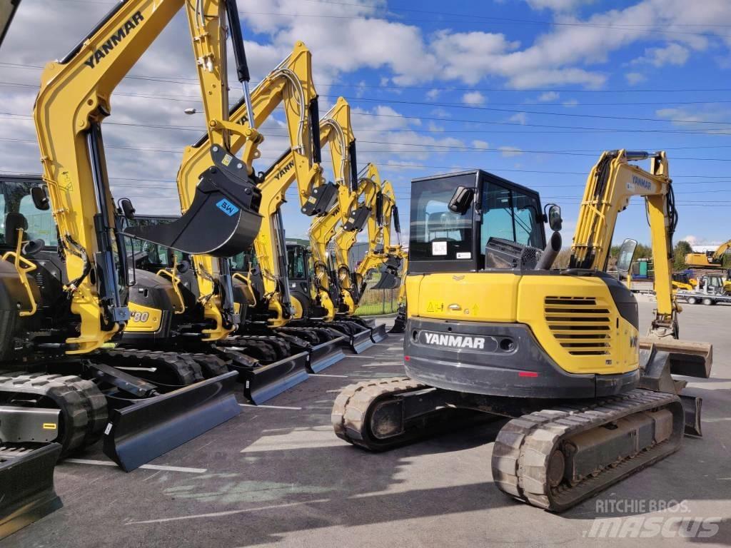 Yanmar Vio 80-1A حفارات وسط 7 طن - 12 طن