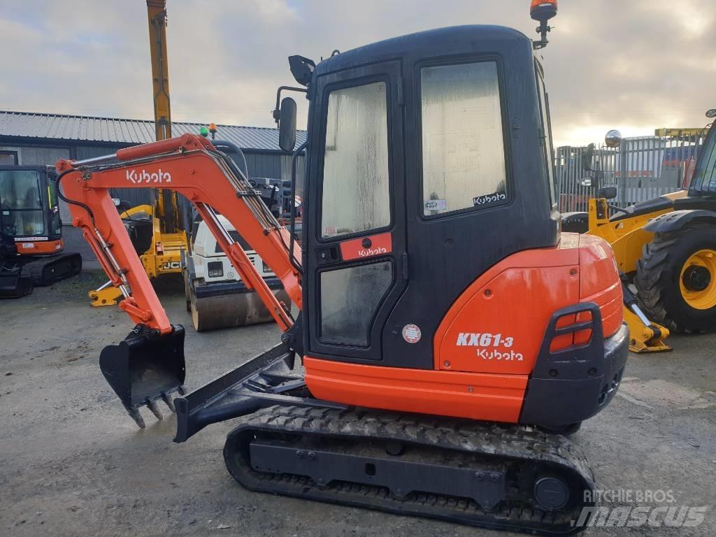 Kubota KX 61-3 حفارات صغيرة أقل من 7 طن (حفارات صغيرة)