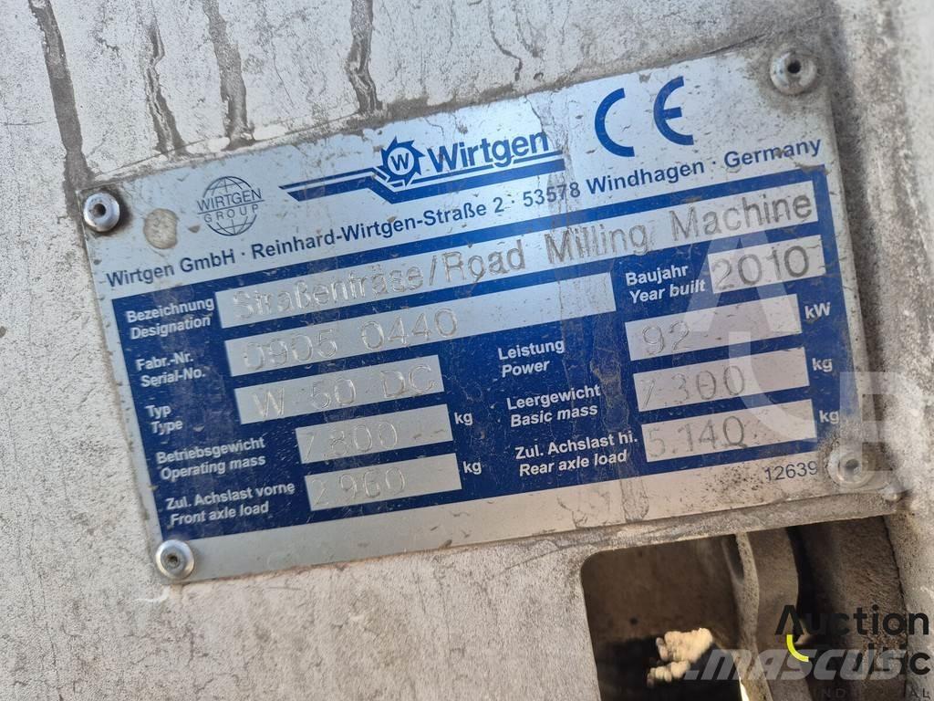 Wirtgen W50DC ماكينات الكشط البارد للأسفلت