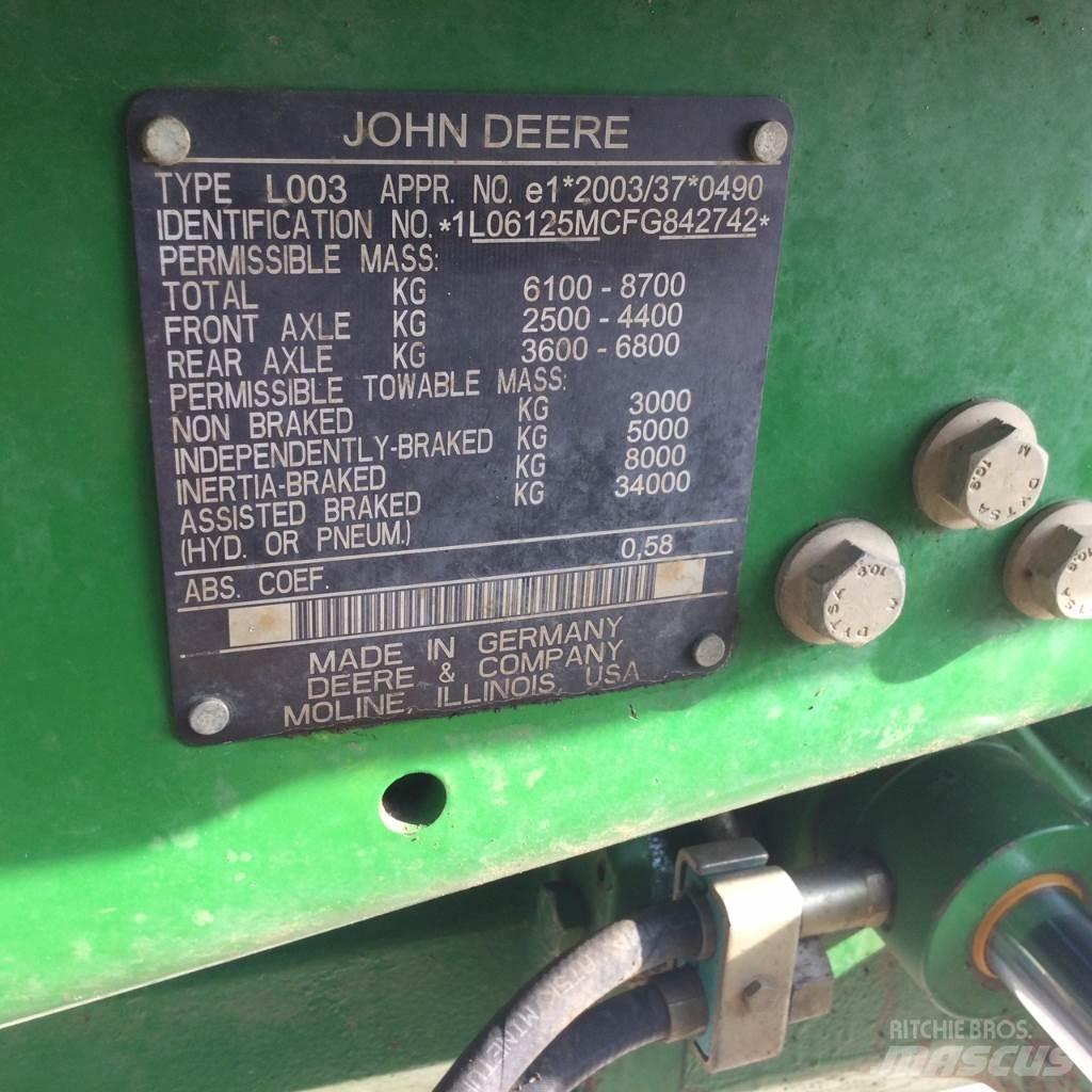 John Deere 6125M الجرارات
