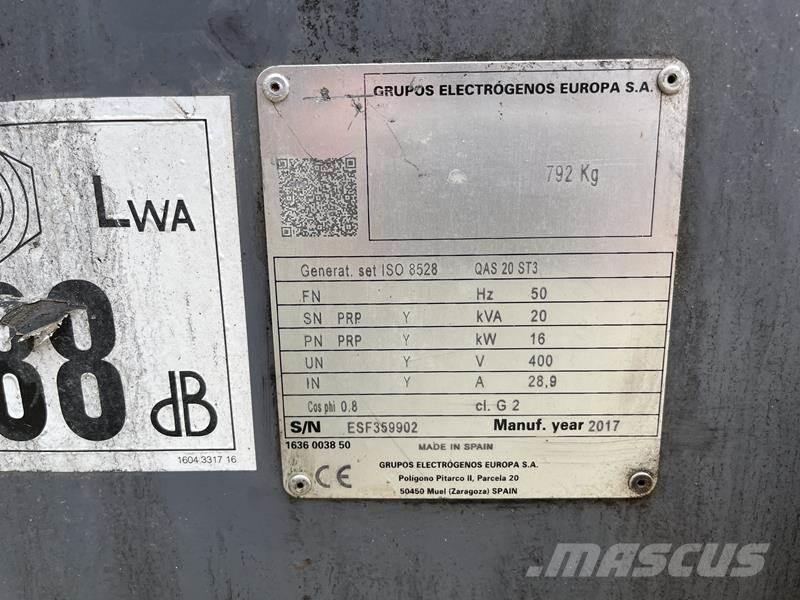 Atlas Copco QAS 20 مولدات ديزل