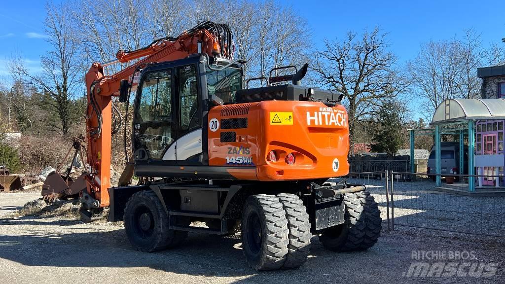 Hitachi ZX 145 W-6 حفارات بعجل