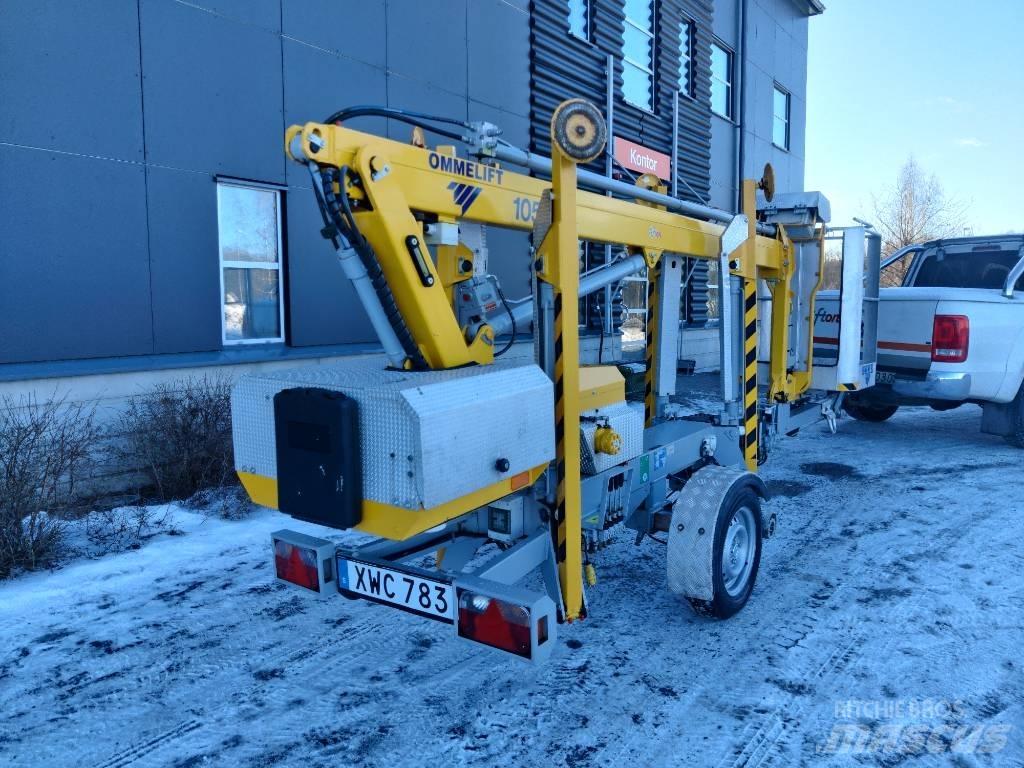 Omme 10,5E Skylift المنصات الهوائية المثبتة على مقطورة