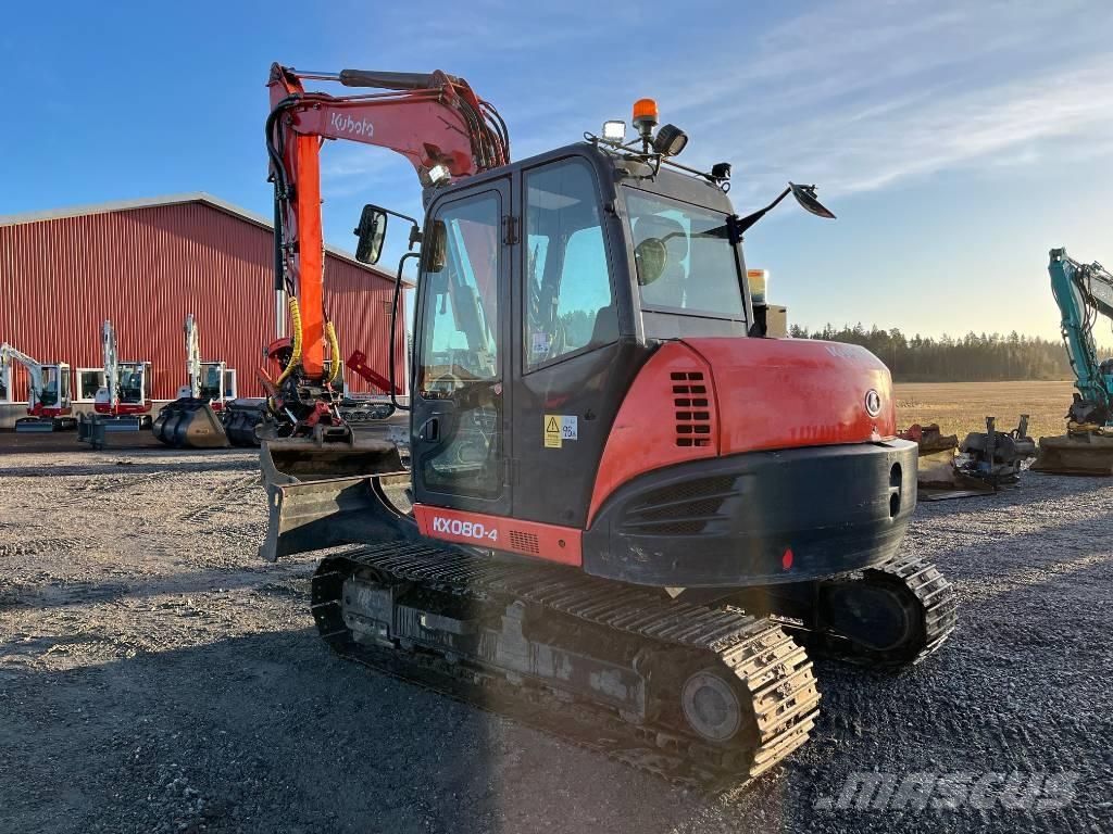 Kubota KX 080-4 حفارات وسط 7 طن - 12 طن