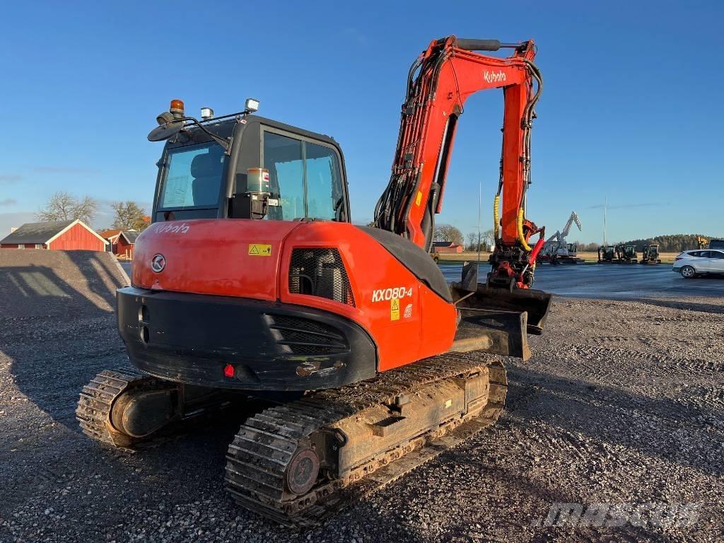 Kubota KX 080-4 حفارات وسط 7 طن - 12 طن
