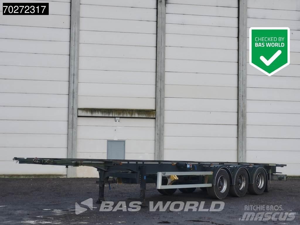 LAG O-3-CC 3 axles نصف مقطورات حاويات