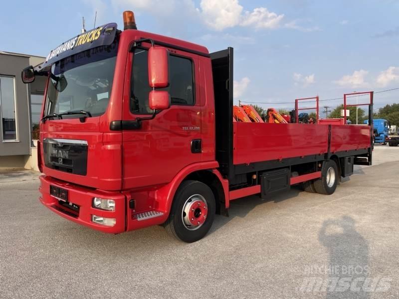 MAN TGL 12.180 ADR شاحنات مسطحة/مفصلية الجوانب