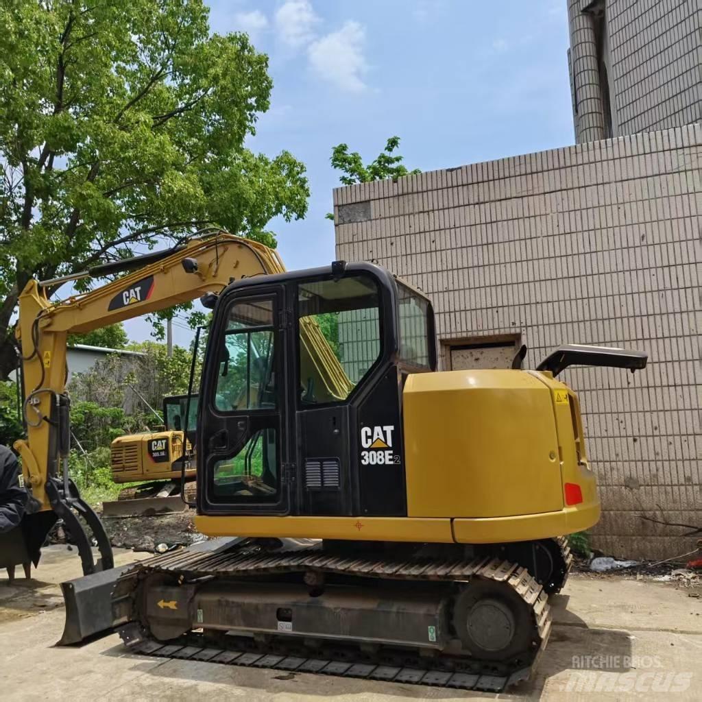 CAT 308 E 2 CR حفارات وسط 7 طن - 12 طن