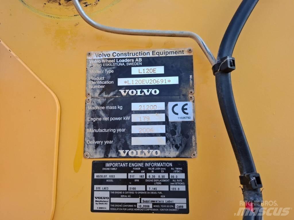 Volvo L 120 E لوادر بعجل