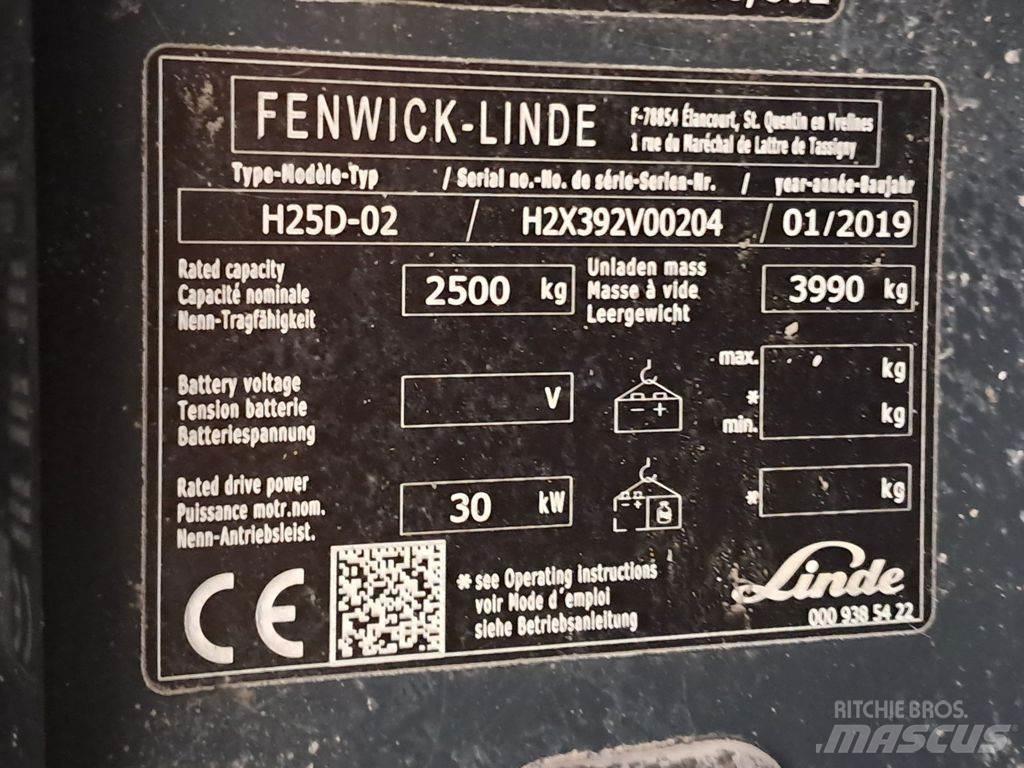 Linde H25D-02 شاحنات الديزل