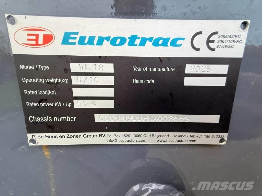 Eurotrac wl 18 لوادر متعددة الأغراض