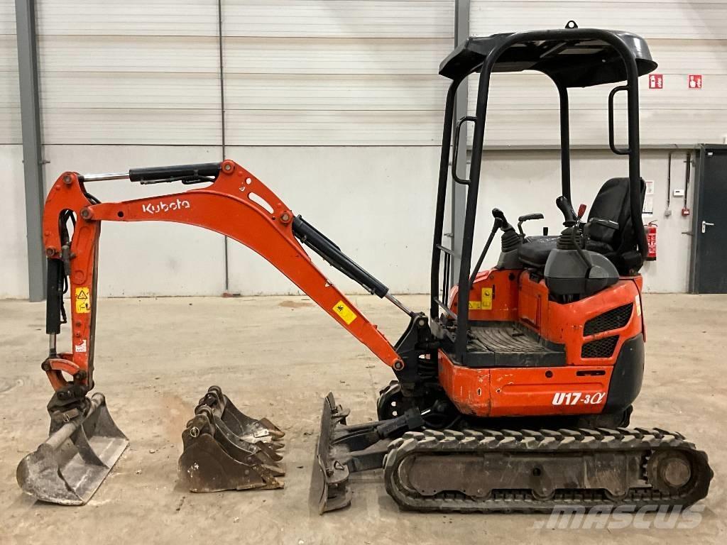 Kubota U 17-3 A حفارات صغيرة أقل من 7 طن (حفارات صغيرة)