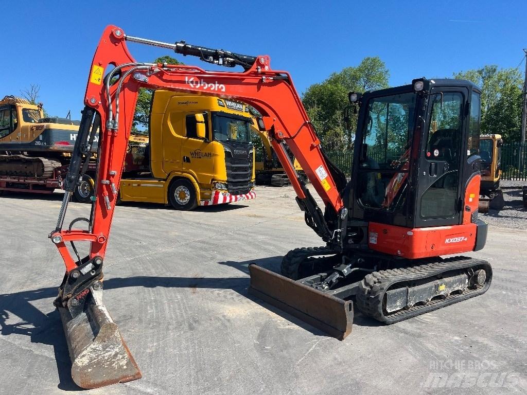 Kubota KX 037-4 حفارات صغيرة أقل من 7 طن (حفارات صغيرة)