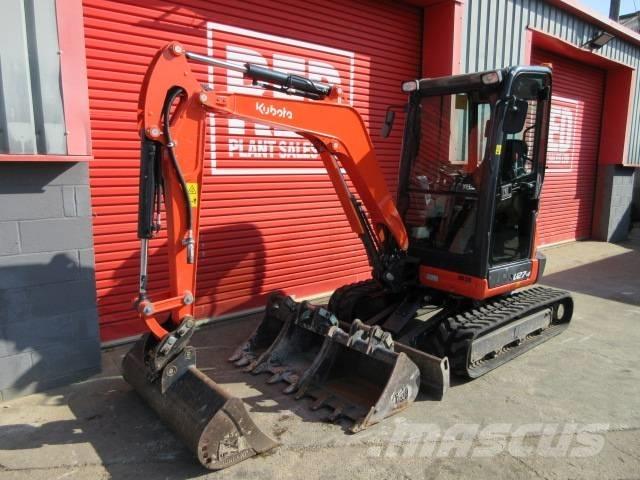 Kubota U 27-4 حفارات صغيرة أقل من 7 طن (حفارات صغيرة)