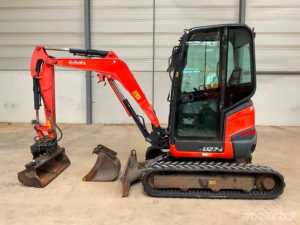 Kubota U 27-4 حفارات صغيرة أقل من 7 طن (حفارات صغيرة)
