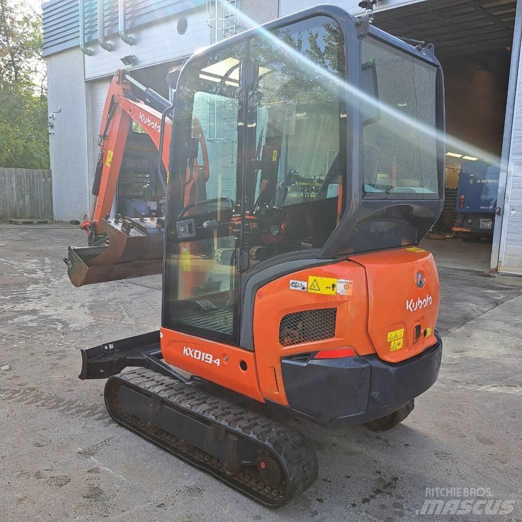 Kubota KX 019-4 حفارات صغيرة أقل من 7 طن (حفارات صغيرة)