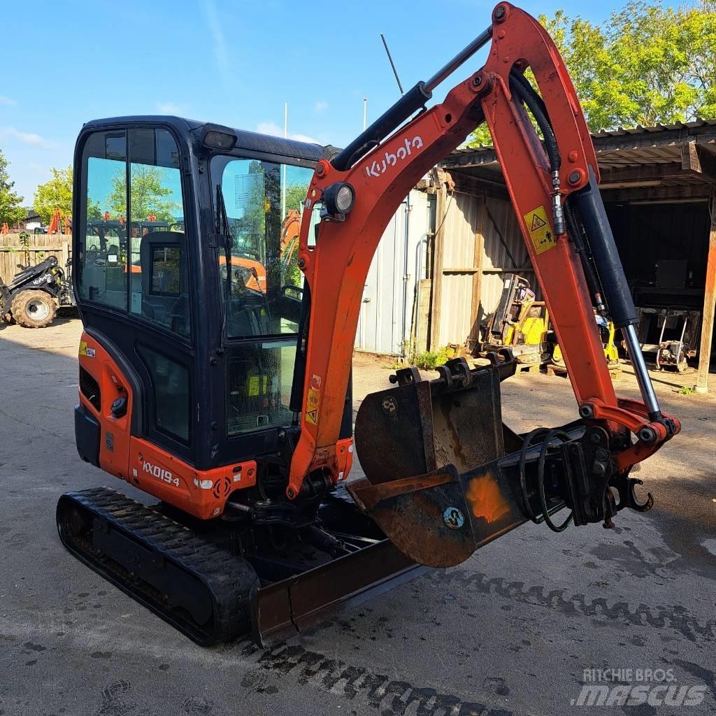 Kubota KX 019-4 حفارات صغيرة أقل من 7 طن (حفارات صغيرة)