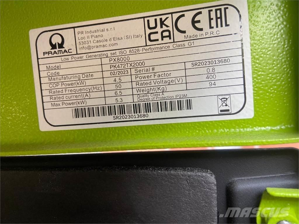 Pramac PX 8000 مولدات أخرى