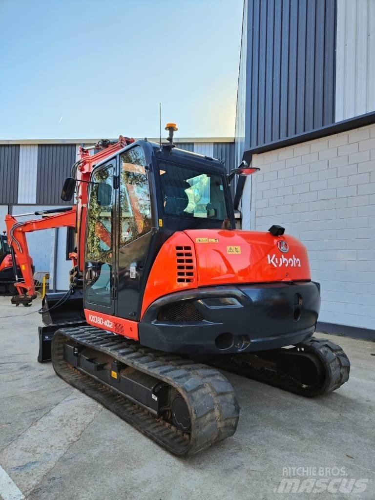 Kubota KX080-4a2 حفارات وسط 7 طن - 12 طن