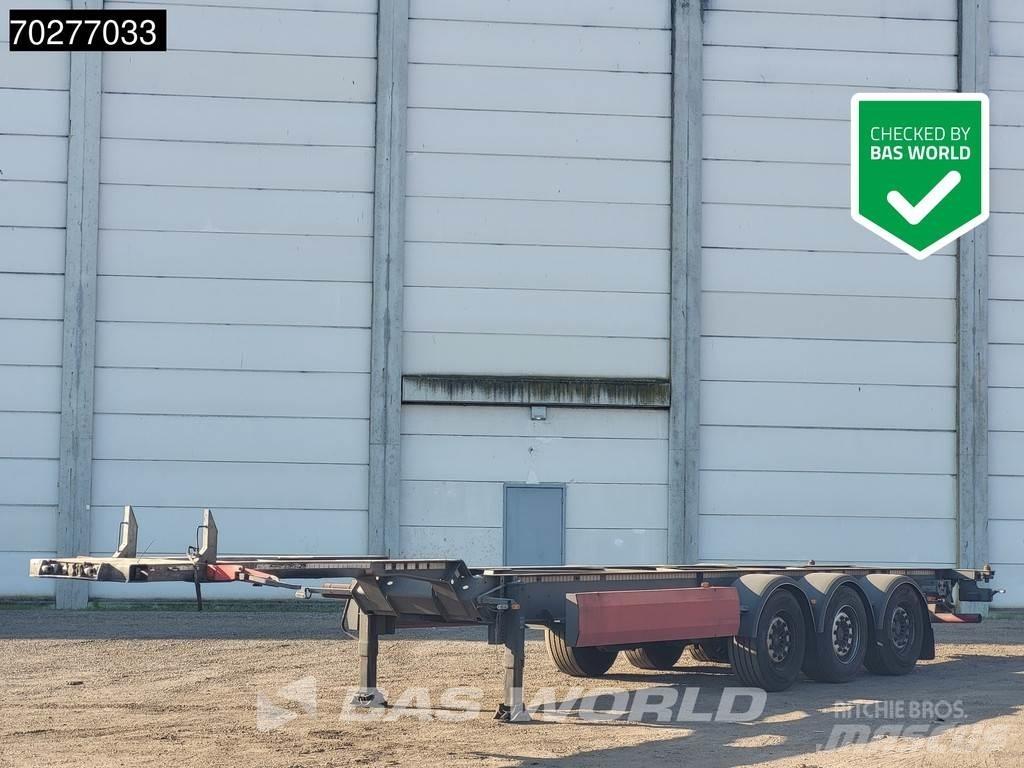 Van Hool 3 axles نصف مقطورات حاويات