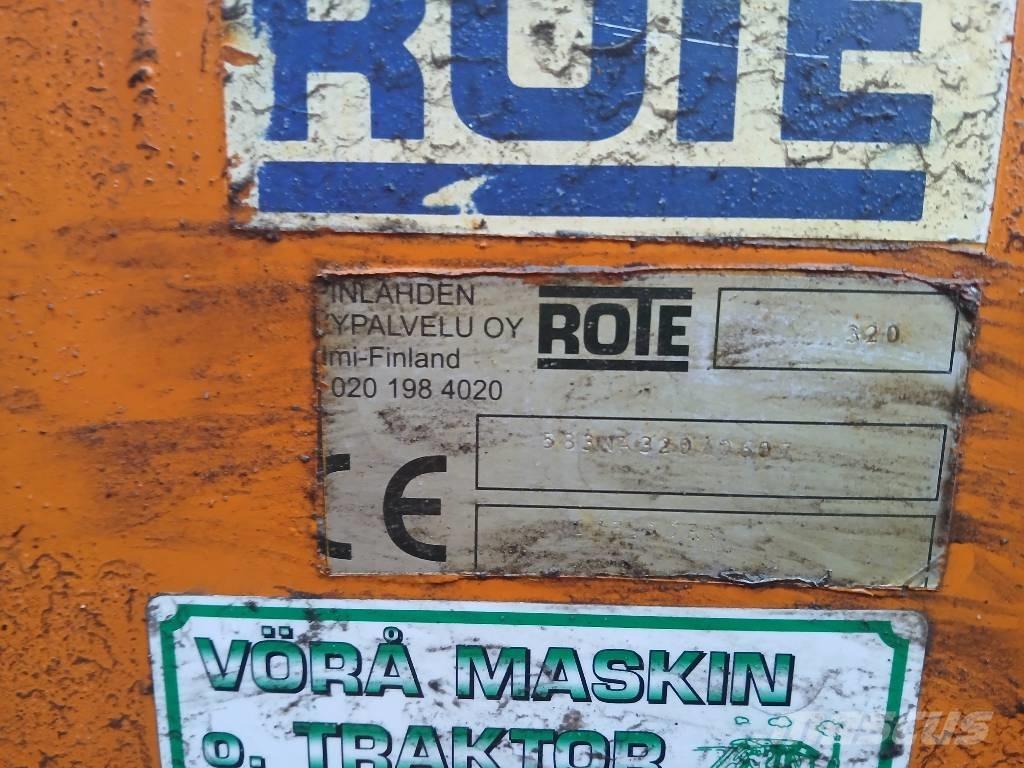 Rote 320 Nivelaura حراثات ونصول الجليد