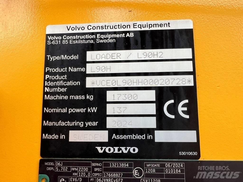 Volvo L90H2 لوادر بعجل