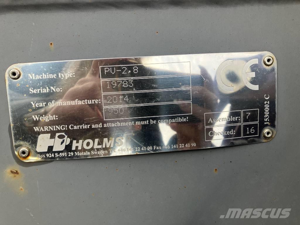 Holms PV 2.8 حراثات ونصول الجليد