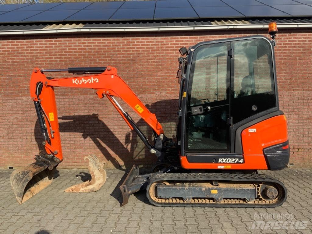 Kubota Kx027 حفارات صغيرة أقل من 7 طن (حفارات صغيرة)