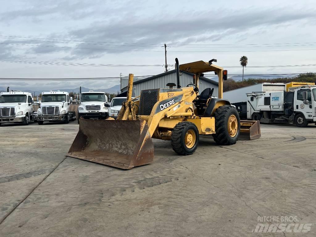 John Deere 210 LE لوادر وحفارات أمامية