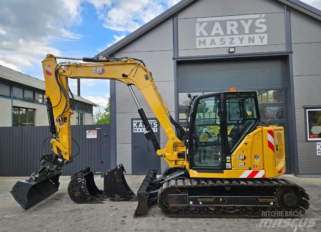 CAT 308 CR حفارات وسط 7 طن - 12 طن