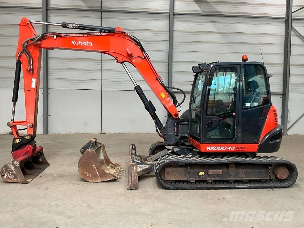 Kubota KX 080-4 A حفارات وسط 7 طن - 12 طن