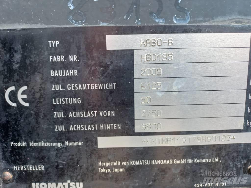 Komatsu WA 80-6 لوادر بعجل