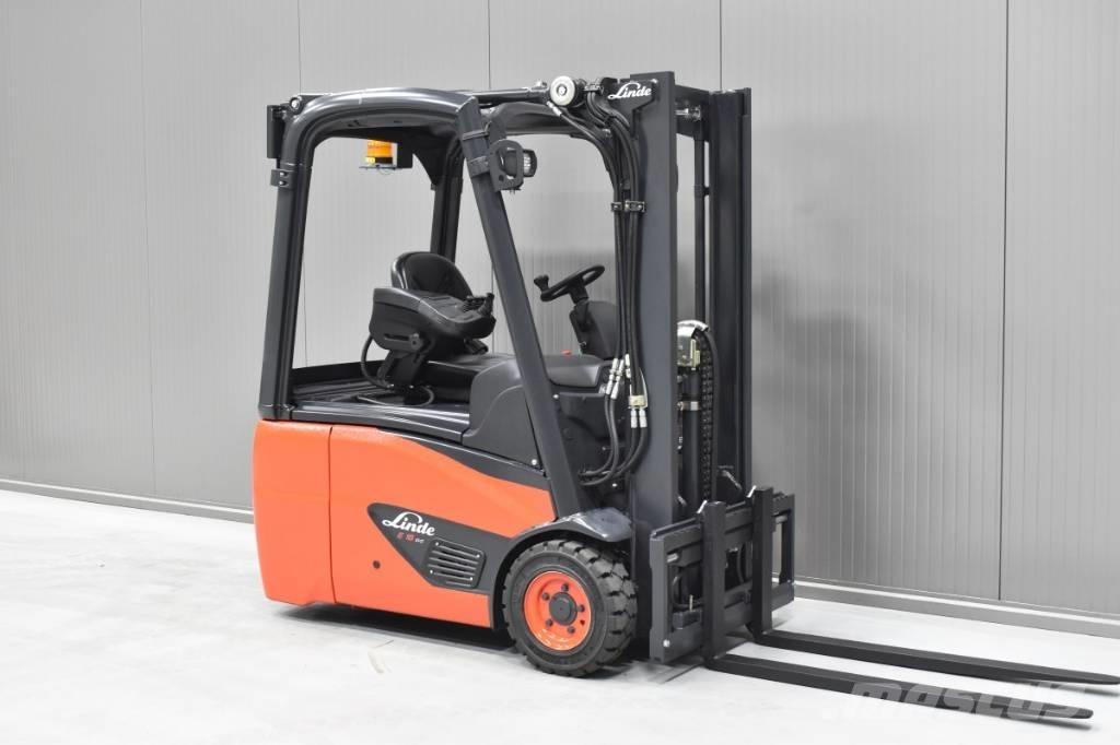 Linde E 16 C-02 شاحنات ذات رافعات شوكية تعمل بالكهرباء