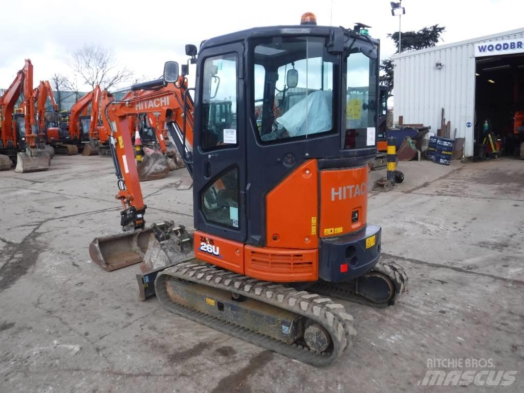 Hitachi ZX 26 U-6 حفارات صغيرة أقل من 7 طن (حفارات صغيرة)
