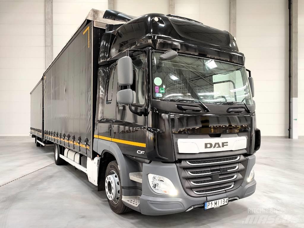DAF CF 370 FA شاحنات بغطاء جانبي