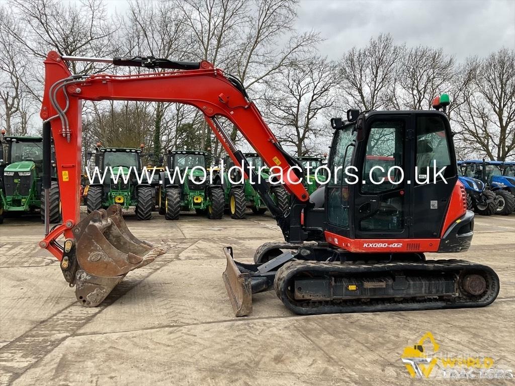 Kubota KX 080-4 حفارات وسط 7 طن - 12 طن