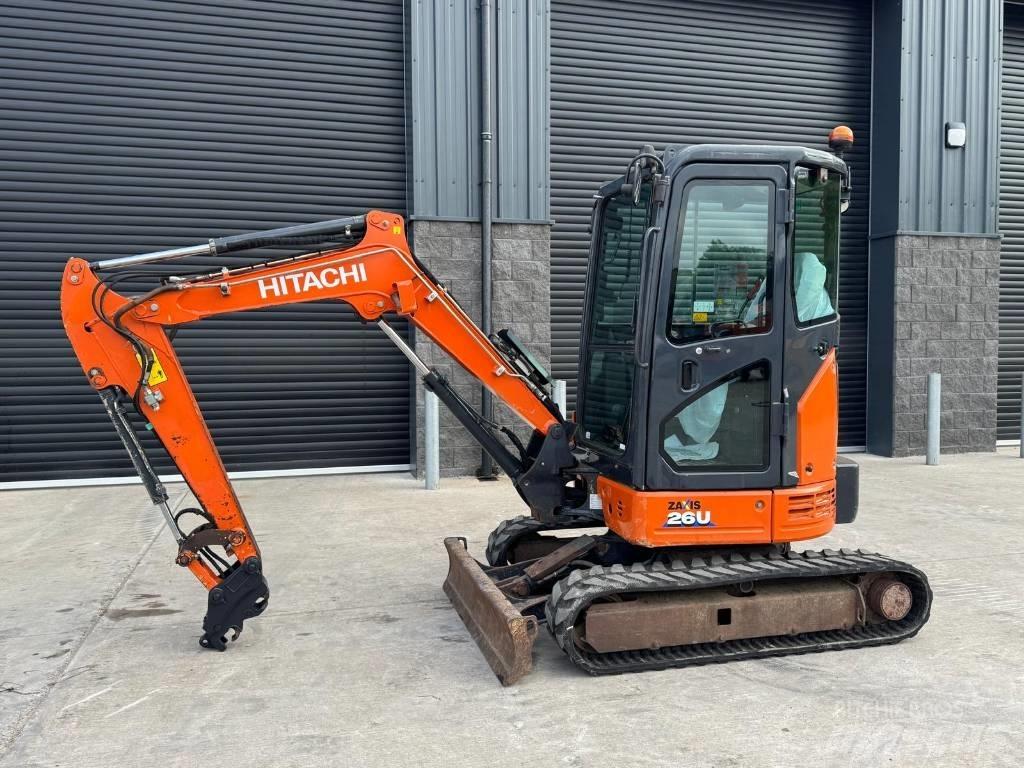 Hitachi ZX 26 U-6 cr حفارات صغيرة أقل من 7 طن (حفارات صغيرة)