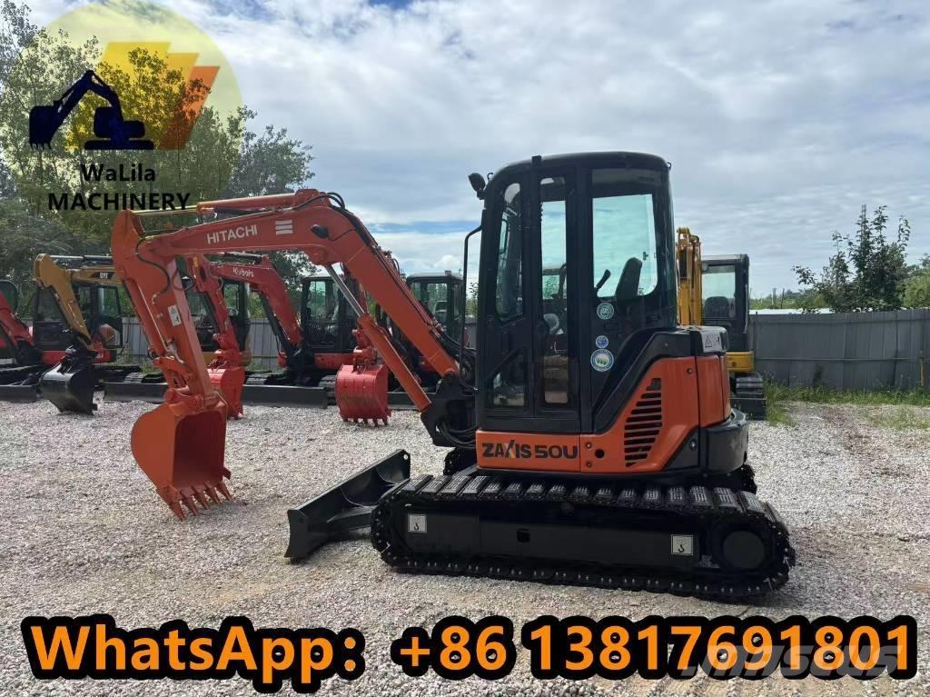 Hitachi ZX 50 U-3 حفارات صغيرة أقل من 7 طن (حفارات صغيرة)