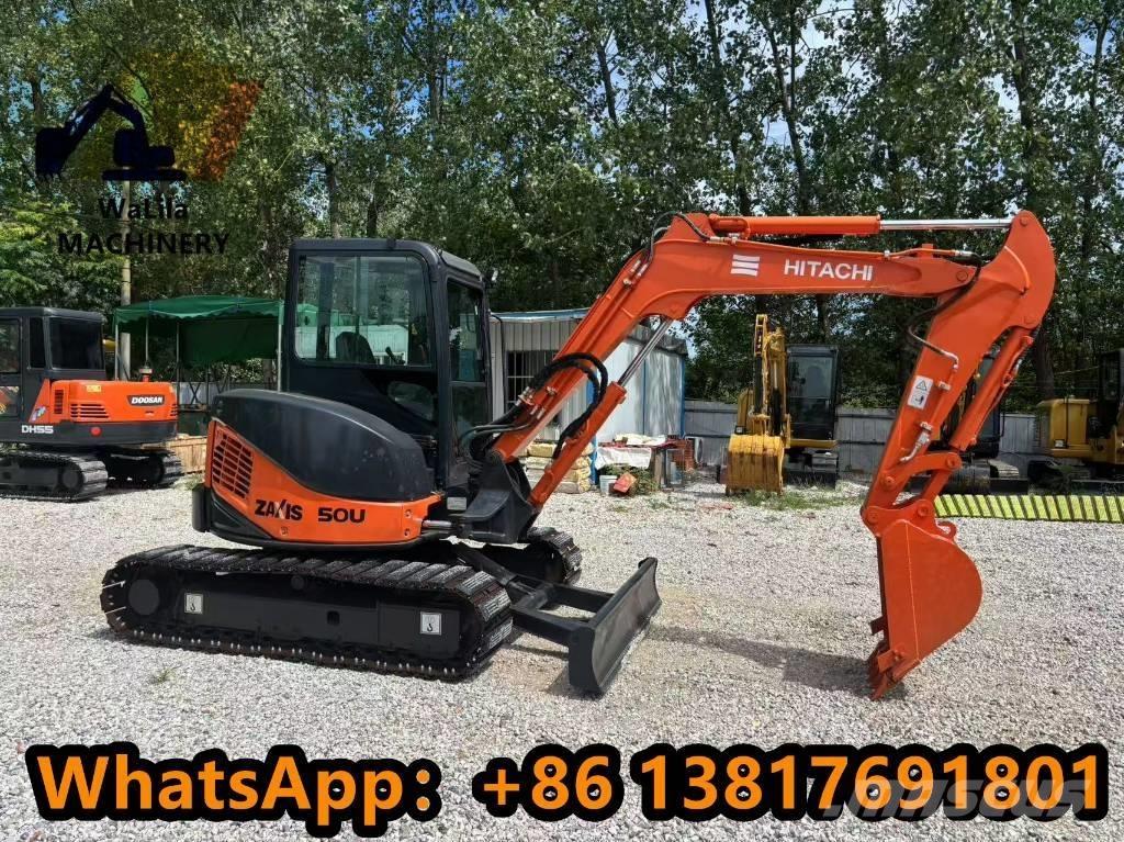 Hitachi ZX 50 U-3 حفارات صغيرة أقل من 7 طن (حفارات صغيرة)
