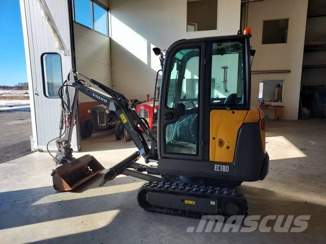 Volvo EC 18 حفارات صغيرة أقل من 7 طن (حفارات صغيرة)