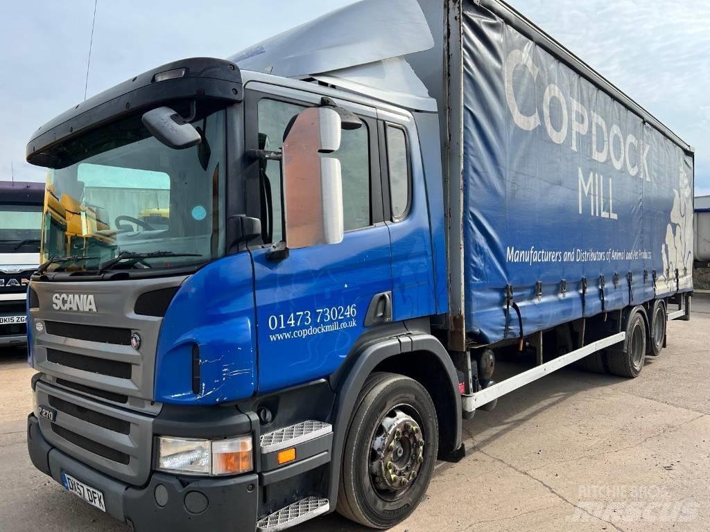 Scania P 270 شاحنات بغطاء جانبي