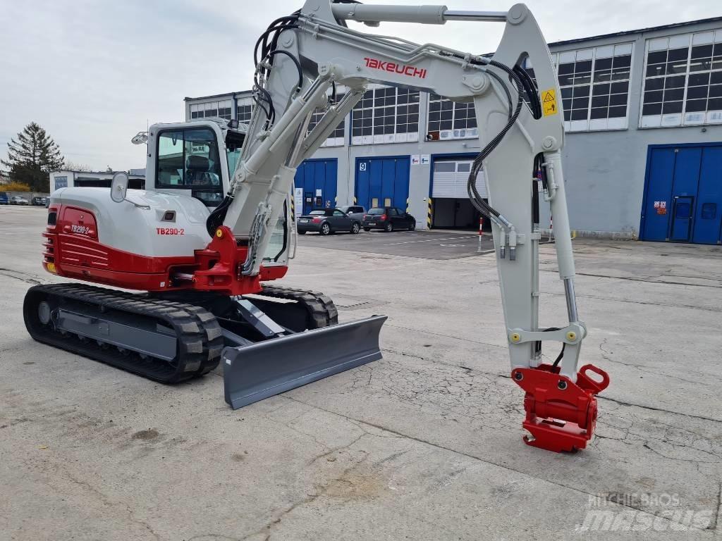 Takeuchi TB 290 CV حفارات وسط 7 طن - 12 طن