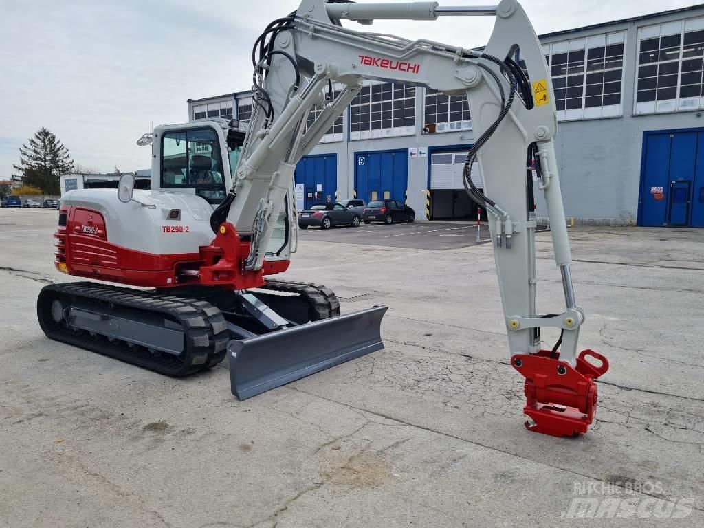 Takeuchi TB 290 CV حفارات وسط 7 طن - 12 طن